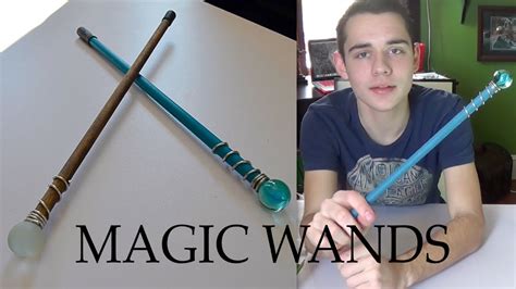 Enchanted presentation highlighting white magic wands